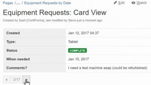 Creating forms in Confluence with ConfiForms. Data Forms & Workflows app