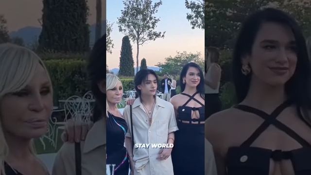 Hwang Hyunjin attended Dua Lipa x Versace 'La Vacanza' 2023 Fashion Show