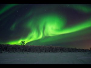 Живое видео северного сияние в Мурманске | Live video of the Northern Lights in Murmansk, Russia
