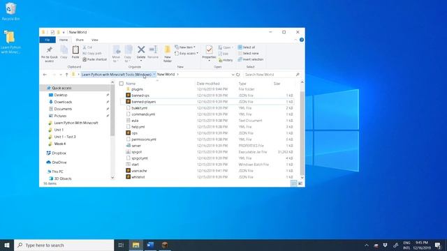 Learn Python with Minecraft - Part 1: Setting Up the Environment - Step 6: Creating a New World смотреть онлайн
