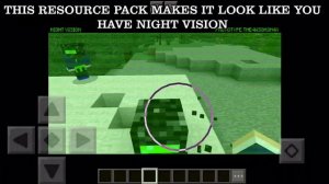 Night Vision Goggles In Minecraft PE 1.4.2+