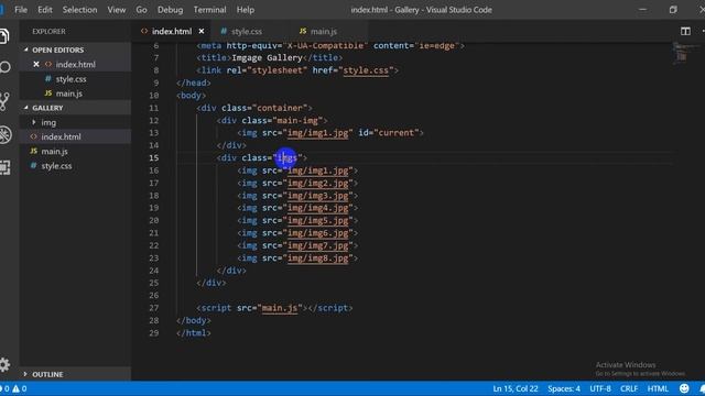 Javascript Projects For Beginners | Bangla Tutorial | ES6 | Image Gallery (Project - 01)