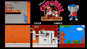 Chip 'n Dale: Rescue Rangers (NES / Денди) - Прохождение ПОЛНОЕ за Дейла со сбором всего что можно.