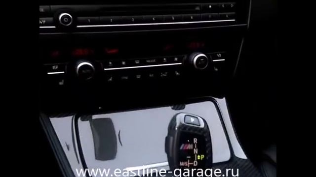 Перетяжка потолка алькантарой  BMW F10