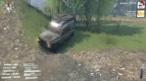 SpinTires - Прохождение карты "3 РЕКИ" - 1# Часть
