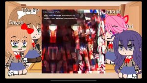 Past ddlc characters react to there future/tw,fw, and gore