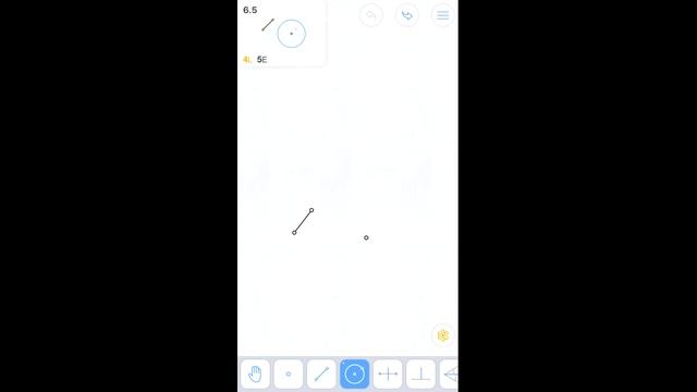 Euclidea - 6. Дзета (Zeta) - 6.5 - Окружность заданного радиуса смотреть онлайн