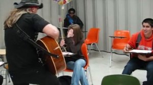 Alex gets a Rockstar Singing Telegram 2-24-10