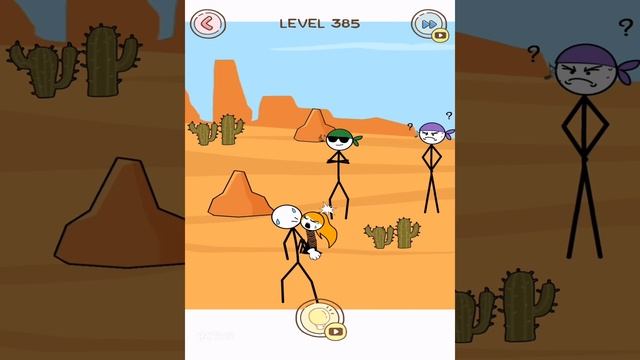 Thief Puzzle(WEEGOON)- Funny Stickman Puzzle Game - New Levels 371-400 -Android Gameplay Walkthroug смотреть онлайн