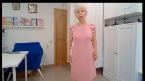 Сшила недавно платье из крепа. Галина Коломейко. Обзор модели.