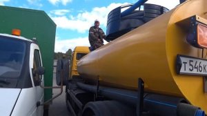 Регулировка предохранительного клапана на ассенизаторе КамАЗ.