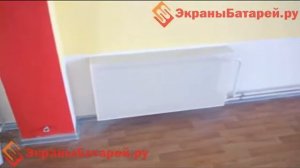 Экраны для батарей. Металлические экраны Видео 3