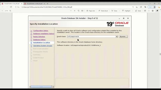 RAC (Real Application Cluster) 19c Project: Part 3 Install Oracle Home Software