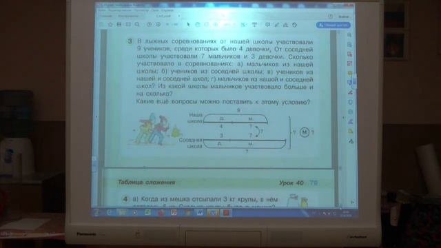 Урок математики на тему 
