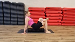 Тренировка с роллом (мфр) для ног, поясницы и таза