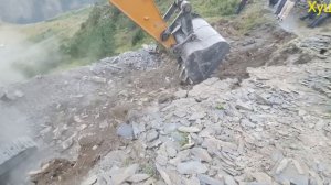 СТРОИТЕЛЬСТВО ДОРОГА В СТОРОНУ ХУШЕТ #дагестан #горы #зима #кавказ #отдых #природа #туризм #турция