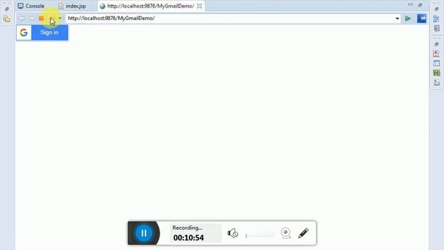 #gmail #integration In #jsp Page #google