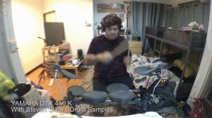 Yamaha DTX 450K With Steven Slate Drums SSD4 Test by Kit Bedroom Audio