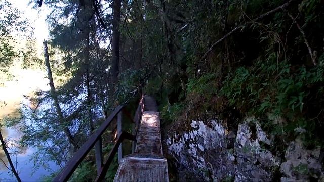 Оленьи ручьи с палаткой. 1. Поход на 3 дня. Река Серга. Красивые скалы. Пещера древнего человека. смотреть онлайн