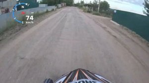 По дачному поселку на Ямаха Раптор 700. Yamaha Raptor 700.