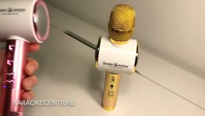 Видеообзор беспроводного bluetooth караоке микрофона Q911