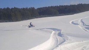 Иноходец (ларвен) и короткий буран, тест на проходимость.