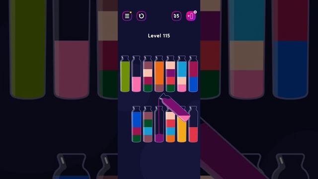 Get Color Bottle Game level 115 #shorts #pggaming