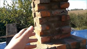завершил строительство печи - выдра - труба на крыше/ Новая Жизнь/ новая печь