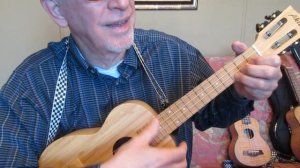 I walk the line.  Easy play on Aklot bamboo tenor ukulele.