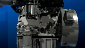 Дизельный двигатель в 3D - Perkins 1104D