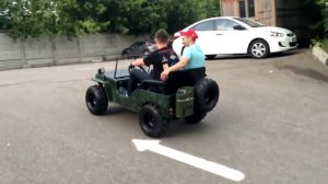 Бензиновый джип Виллис.  MYKVADRIK.RU