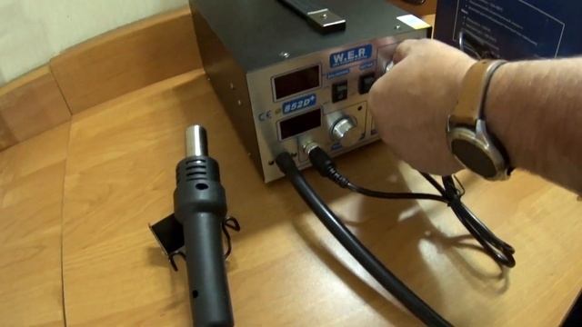 паяльная станция W.E.P 852D+ | паяльный фен и паяльник обзор смотреть онлайн