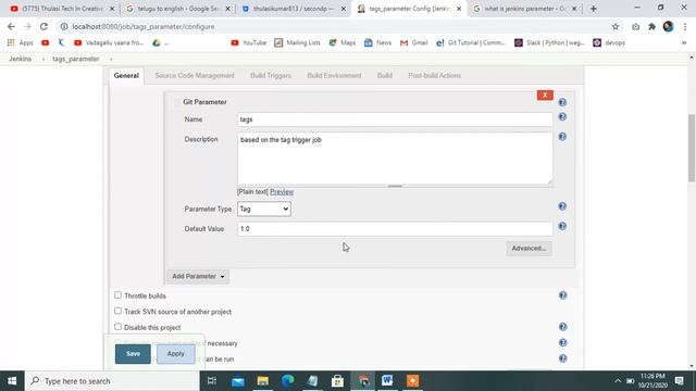 What are parameterized jobs in jenkins and how to configure it? смотреть онлайн