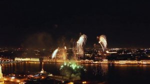 Новогодний салют Санкт Петербург 2020