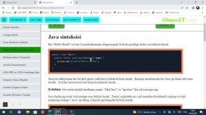 Javada Project yaratish // Hello World  dasturi// Java core Lesson 1