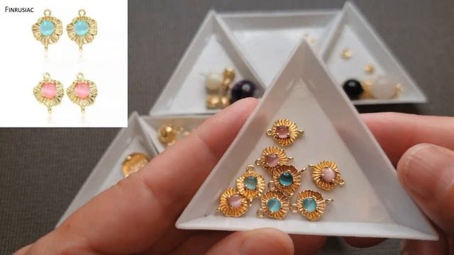 Unboxing high-quality supplies for jewelry. Распаковка. Фурнитура люкс.