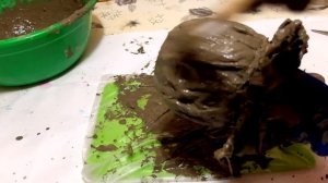 Нежная ваза из бетона и ткани своими руками / Цветочный горшок из бетона и ткани