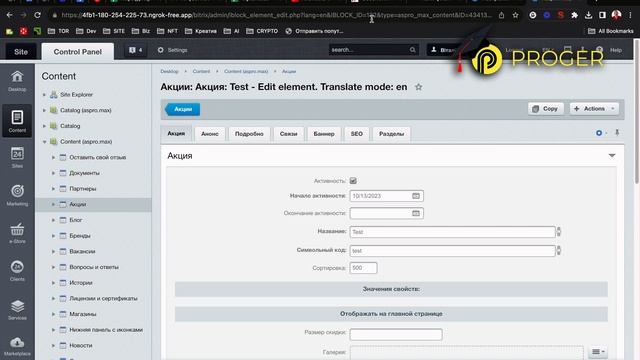 Урок по настройке принудительного автоперевода для элементов инфоблока