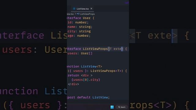 React TypeScript Generic & Constraints #javascript #typescript #react