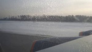 Взлёт ИЛ-96-300 рейс 404 Москва-Хургада