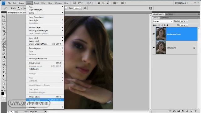 Portrait enhancement (skin & lighting) in Photoshop -Week 50 смотреть онлайн