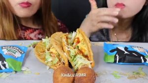 Eating asmr | Taco, Cheese Balls | Kim&liz | Тако , сырные шарики АСМР | Delicious food ASMR