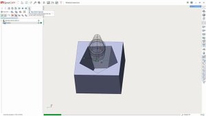 SprutCAM 12 - преобразование 3-осевой траектории в 5-осевую