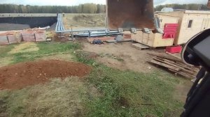 РАЗРАБОТКА КОТЛОВАНА. Глубина 6 метров.Глина.В ОДИН ЗАХОД. Работа на ЭКСКАВАТОРЕ. Таймлапс.