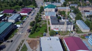 п.Игра Утро Центр Удмуртия Morning in the Russian village