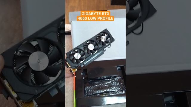 Розпакування та огляд-анонс Gigabyte RTX 4060 Low Profile #nvidia #gigabyte #rtx4060 #lowprofile