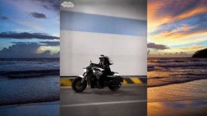 Девушка на мотоцикле🏍