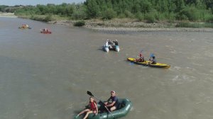 Слияние двух рек - Малый Зеленчук и Кубань