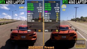 RTX 4050 vs RTX 4060 Laptop - Gaming Test - How Big is the Difference? | Tech MK