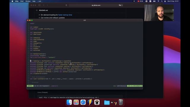 Мои настройки Vim смотреть онлайн